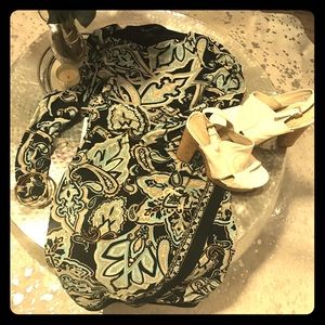 INC blue printed dress. Perfect for work! PS